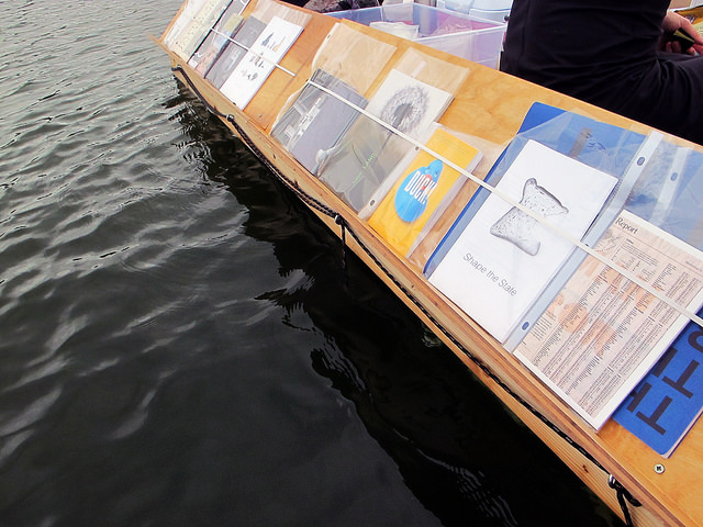 The Floating Library, Cedar Lake, 2014. Photo by Sarah Peters.