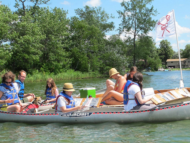 The Floating Library, 2015. Photo by David Eberhardt.