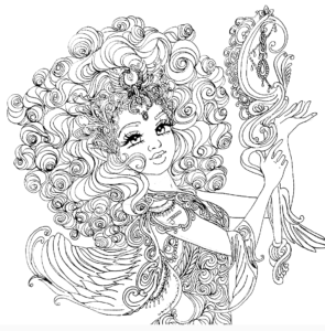A Coloring Page for you to Download and Color, by Johanne Image